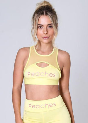 Peaches Sportswear - Active Mesh Sports Bra - Available in 5 Colors