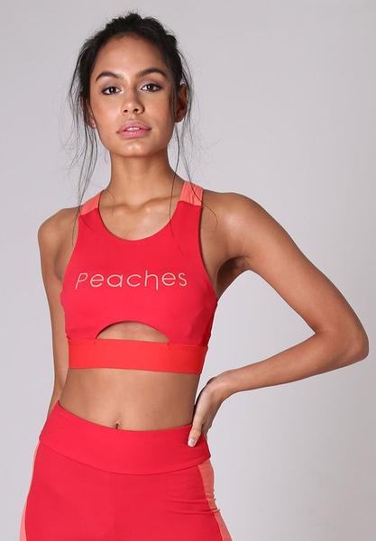 Peaches Sportswear - Fierce Sports Zip Bra - Available in 2 Colors