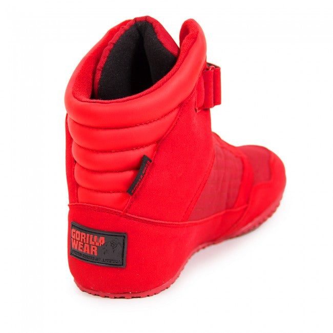 Gorilla Wear - Weight Lifting Shoes - High Tops - Red