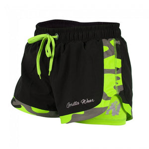 Gorilla Wear - Denver Fashion Sport Shorts - Black/Neon Lime