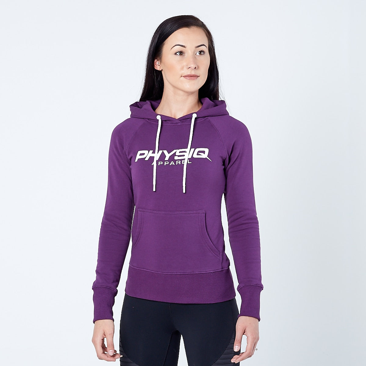 Women's Physiq Apparel - CoreFleece Pullover Hoodie - Black, Fuschia or Purple