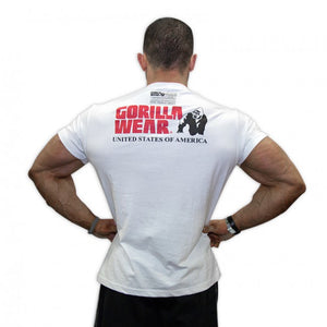Gorilla Wear - Classic Logo Tee New Style-White